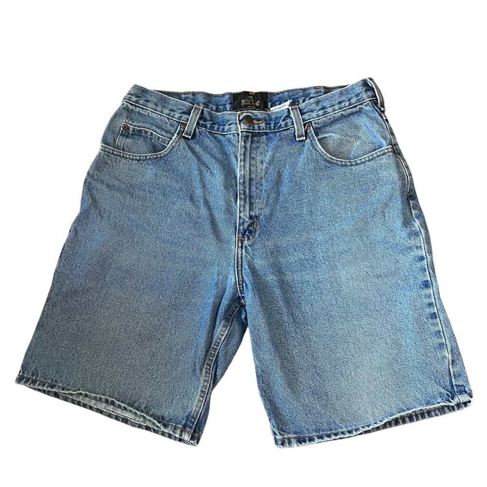NWOT RedHead 5-Pocket Medium Washed Utility Denim Shorts for Men 35 100% Cotten